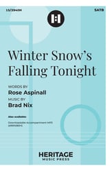 Winter Snow's Falling Tonight SATB choral sheet music cover